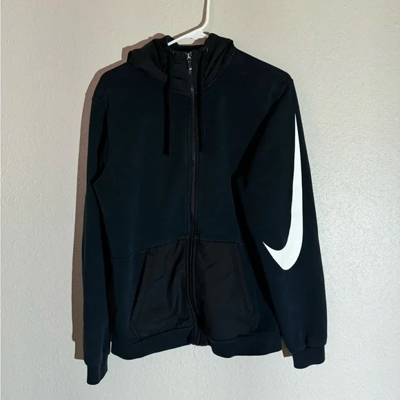 Nike Zip Up Hoodie - Black - Size MED M - Men’s/Unisex - Picture 1 of 7